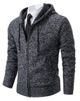 Helvano | Fleece-Strickjacke mit Reissverschluss für Herren