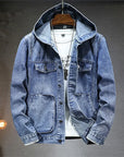 Helvano | Denim-Sweatshirt im Retro-Look für Herren