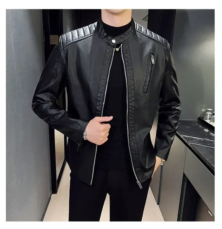 Helvano | Elegante Herren-Lederjacke