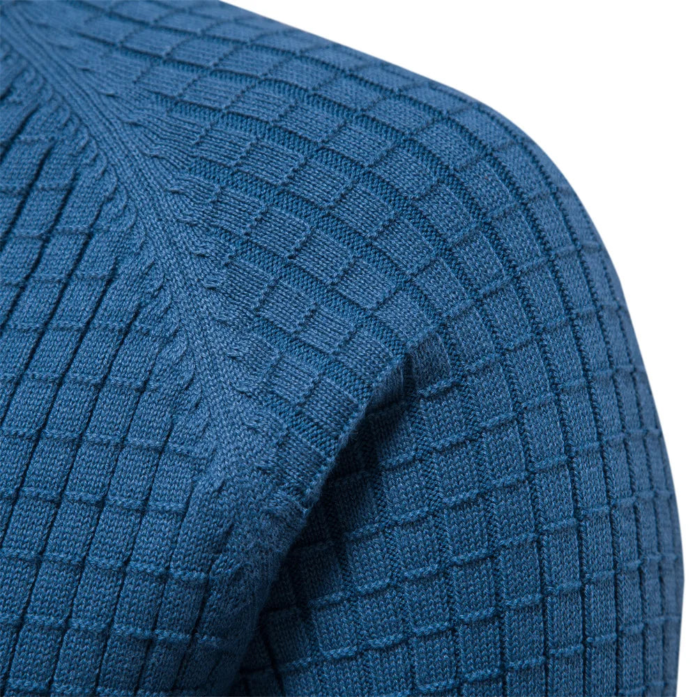 Helvano | Herren-Pullover mit Karomuster