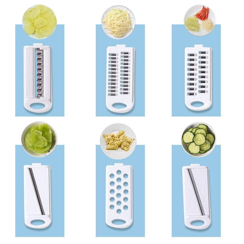 Helvano | Multifunktionales Gemüseschneider-Set 12-in-1