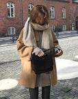 Helvano | Langer Damenmantel aus Wollmischung