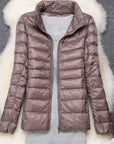 Helvano | Ultraleichte Daunenjacke mit Kapuze für Damen