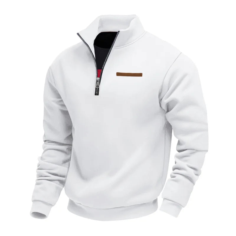 Helvano | Casual Fleece-Sweatshirt für Herren