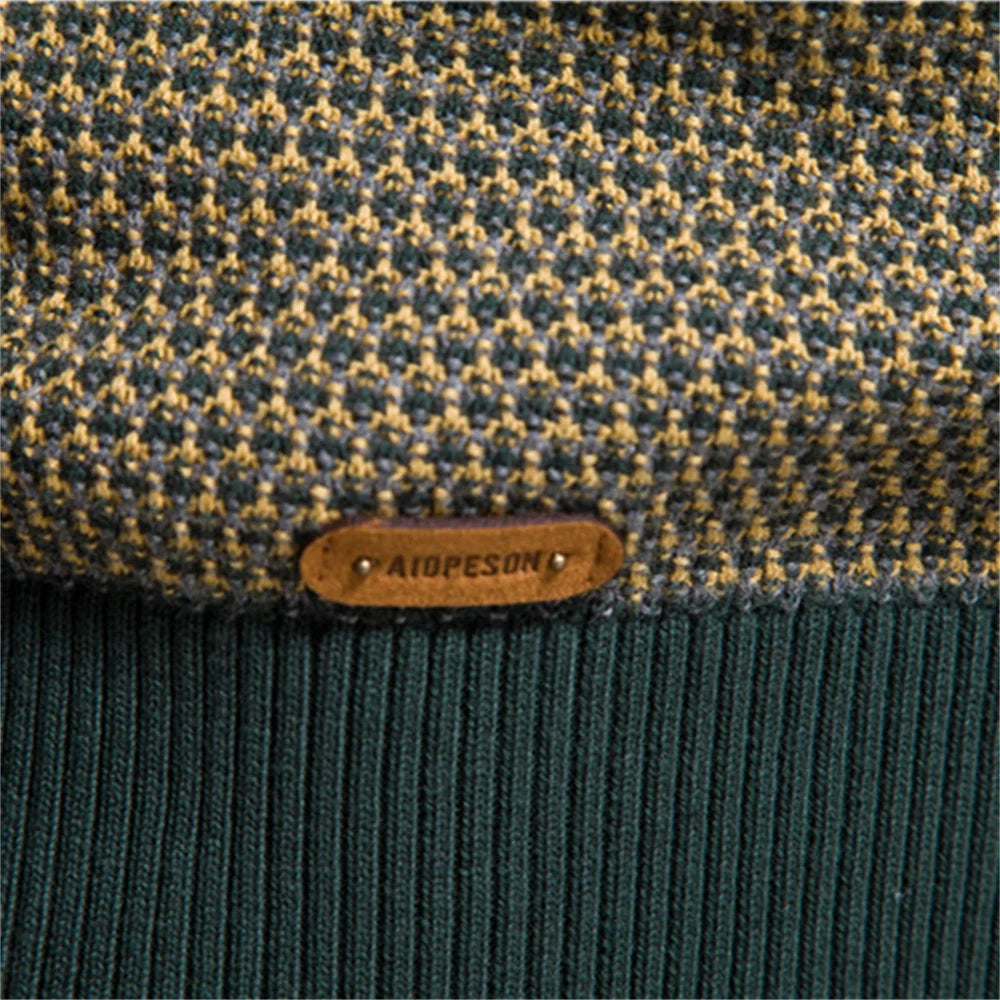 Helvano | Kariertes Strickpullover für Herren