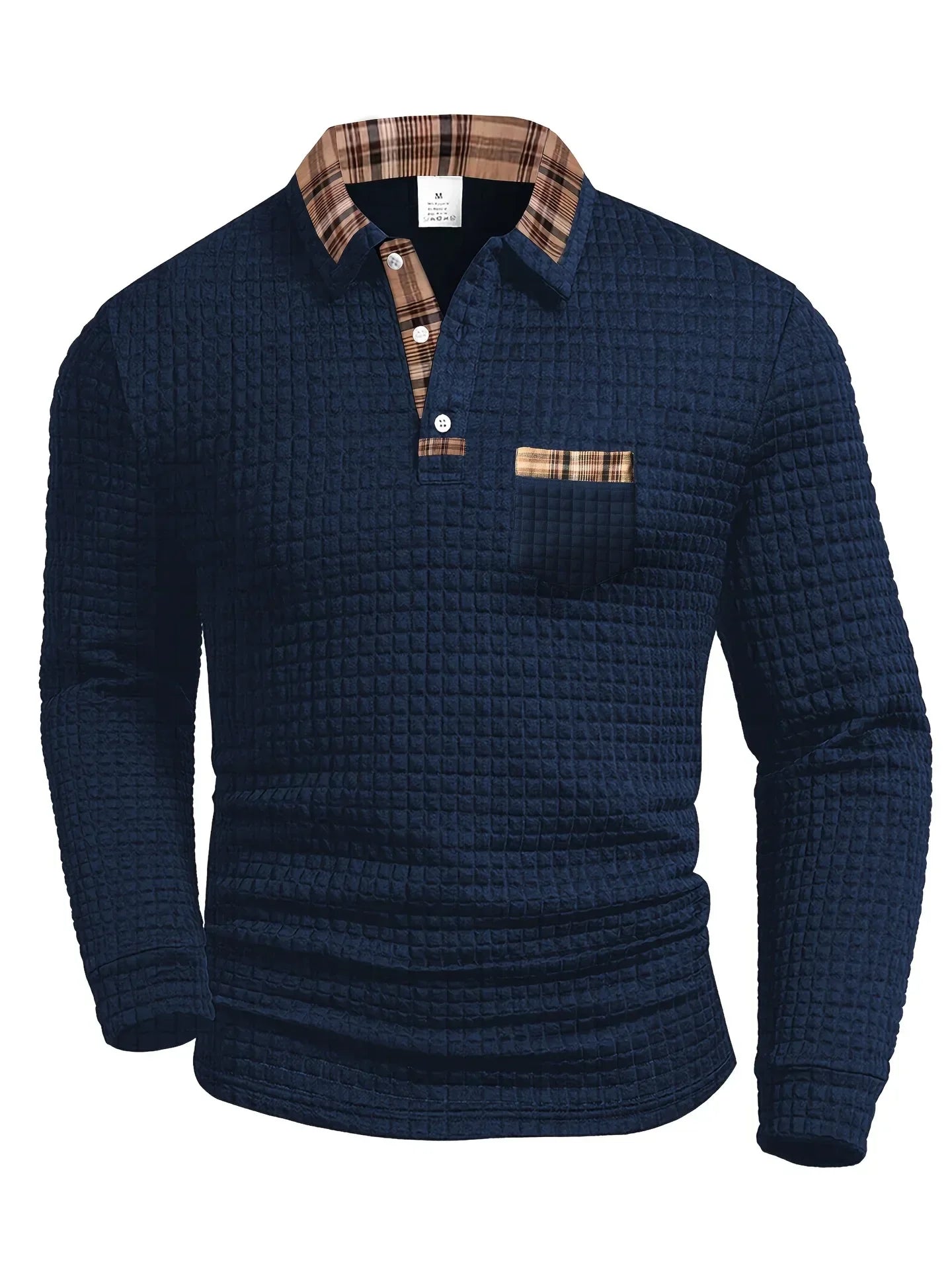 Helvano | Kariertes Poloshirt für Herren