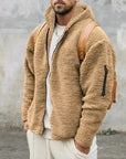 Helvano | Herren Fleecejacke mit Kapuze