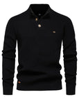 Helvano | Herren-Strickpullover mit Knopfdetail