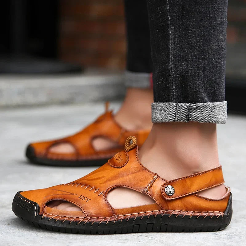 Helvano | Klassische Sommer-Sandalen für Herren