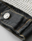 Helvano | Jeansjacke mit Strick für Herren
