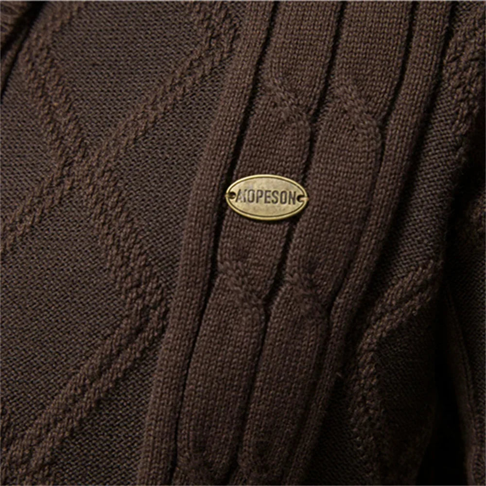 Helvano | Herren-Cardigan mit Knöpfen