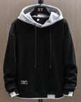 Helvano | Herren Hoodie in Lagenoptik mit Kapuze