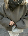 Helvano | Lockere Kapuzenjacke für Damen