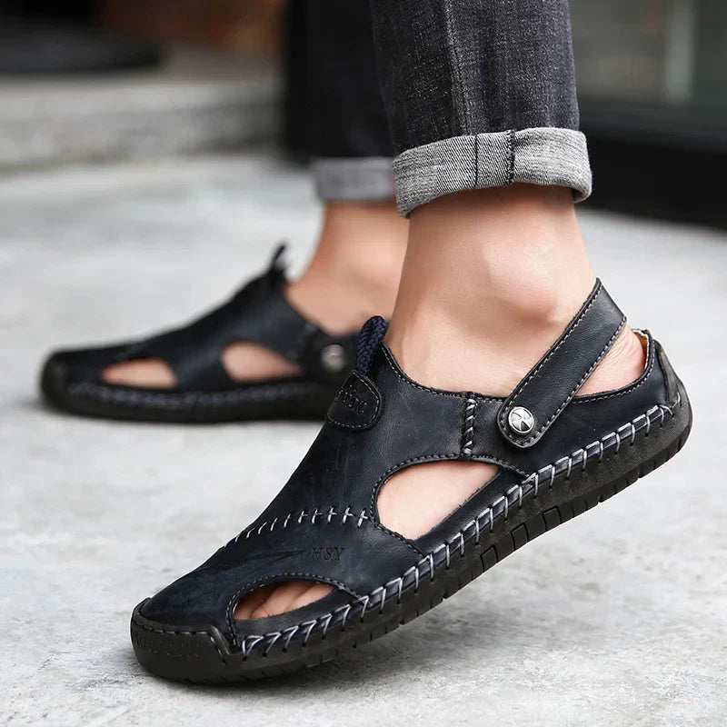 Helvano | Klassische Sommer-Sandalen für Herren