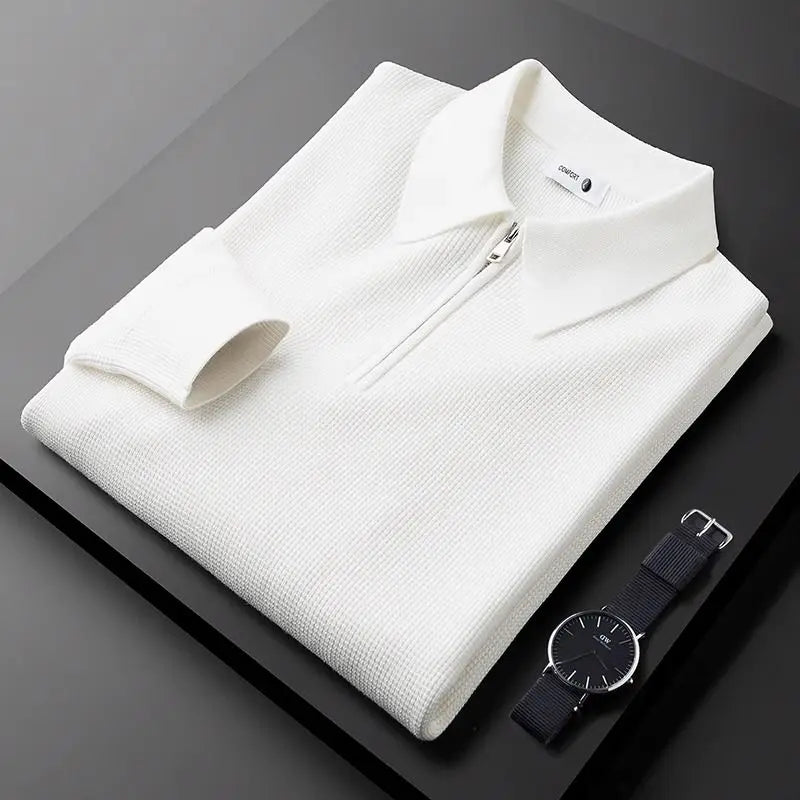 Helvano | Waffelstrick-Pullover für Herren