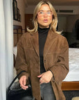 Helvano | Wildlederjacke für Damen in Braun