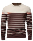 Helvano | Gestreifter Strickpullover für Herren
