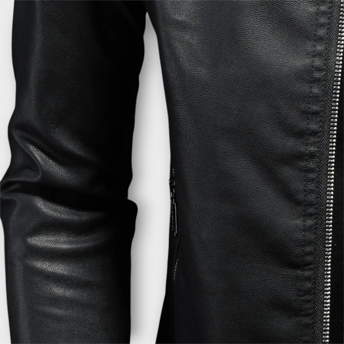 Helvano | Lederjacke mit Stehkragen für Herren