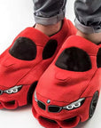 Helvano | Damen Hausschuhe mit Auto-Design & rutschfester Sohle