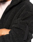 Helvano | Herren Fleecejacke mit Kapuze