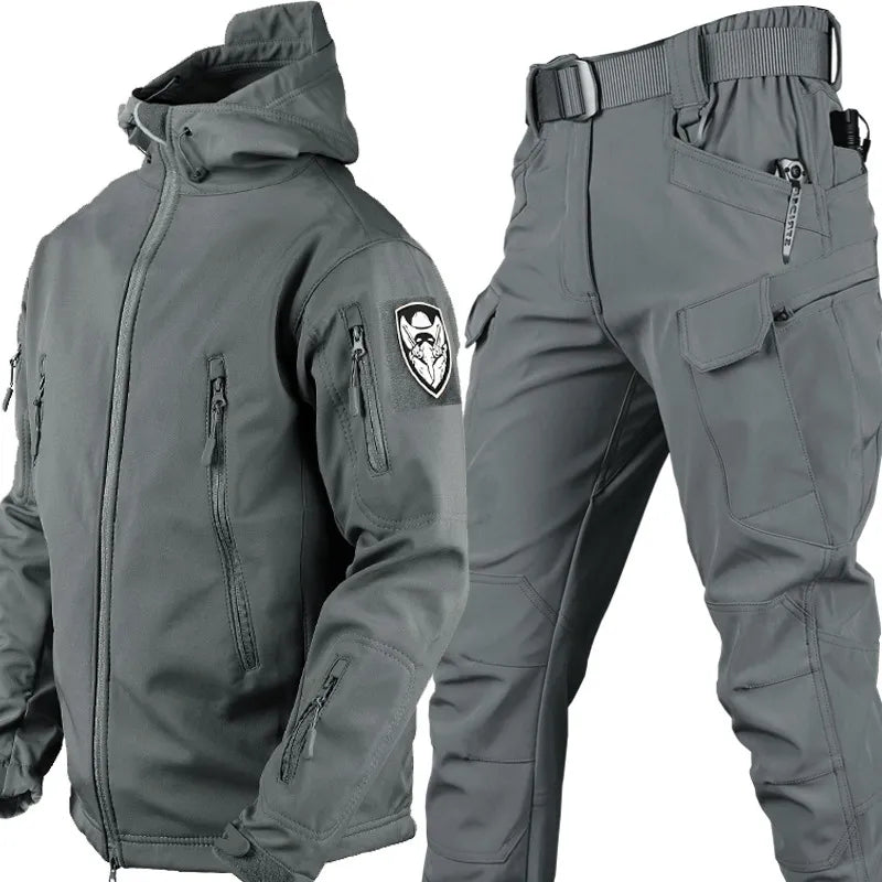 Helvano | Taktisches Outdoor-Set Jacke und Hose für Herren