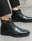 Helvano | Herren Chelsea Boots mit Schnalle