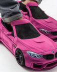 Helvano | Damen Hausschuhe mit Auto-Design & rutschfester Sohle