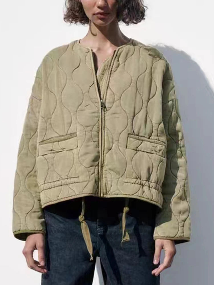 Helvano | Oversized Gesteppte Damenjacke in Schwarz