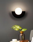 Helvano | Halbrunde Wandleuchte im Nordic-Style