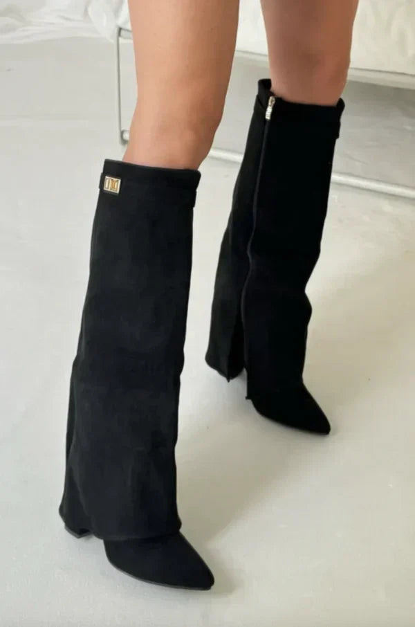 Helvano | Kniehohe Stiefel für Damen in Schwarz
