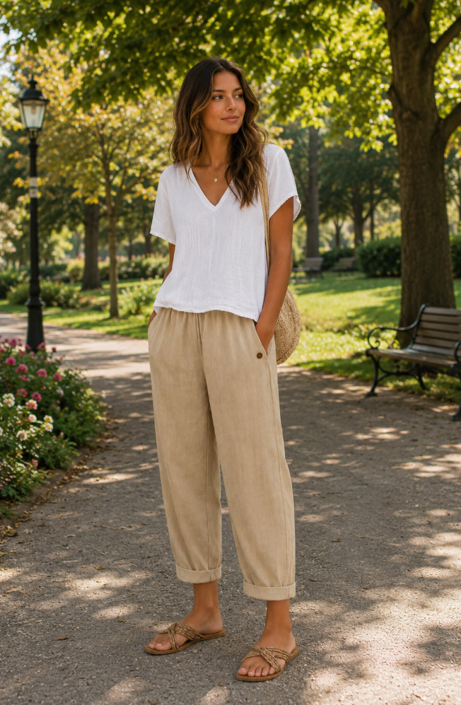 Helvano | Leinenhose für Damen
