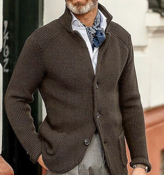 Helvano | Elegante Strickjacke für Herren