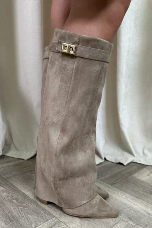 Helvano | Kniehohe Stiefel für Damen in Schwarz