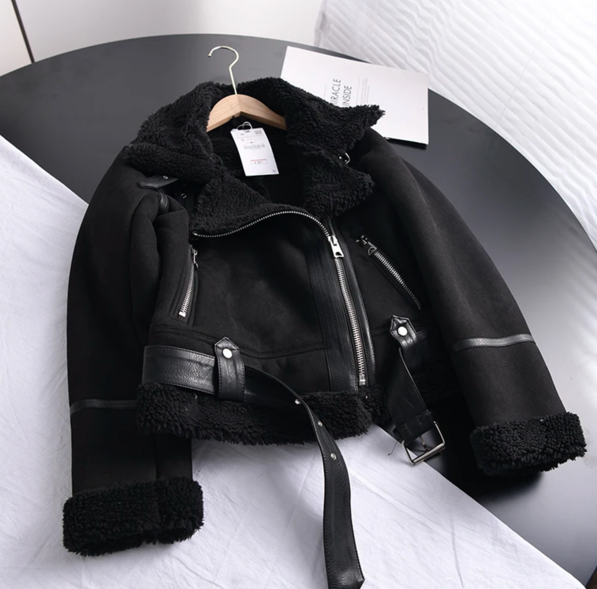 Helvano | Sherpa-Fleece-Bomberjacke für Damen