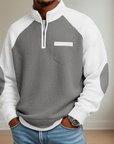 Helvano | Strickpullover mit Half-Zip für Herren