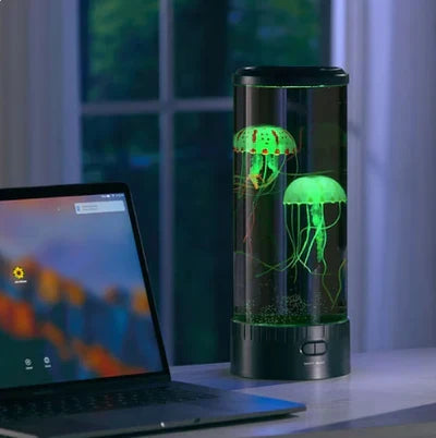 Helvano | LED-Quallen-Lavalampe mit Farbwechsel