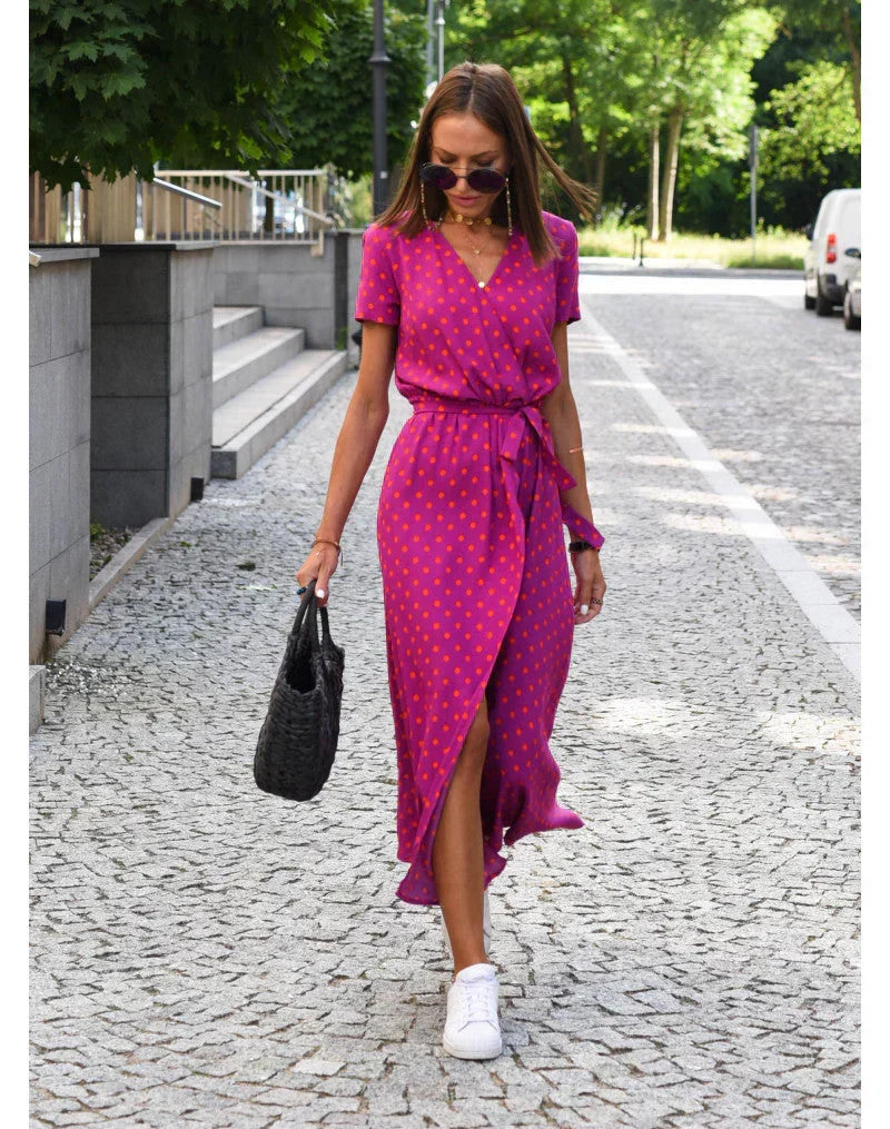 Helvano | Elegantes Damenkleid mit V-Ausschnitt