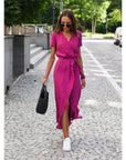 Helvano | Elegantes Damenkleid mit V-Ausschnitt