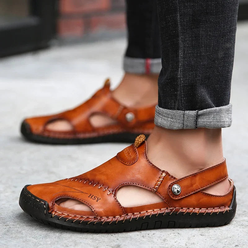 Helvano | Klassische Sommer-Sandalen für Herren