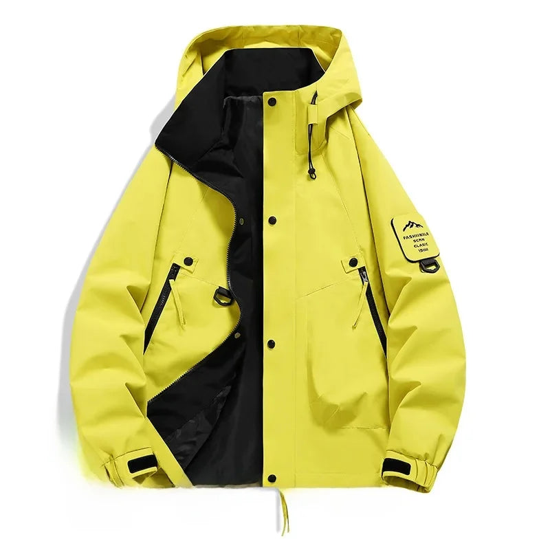 Helvano | Damen Windbreaker mit Kapuze und Stehkragen