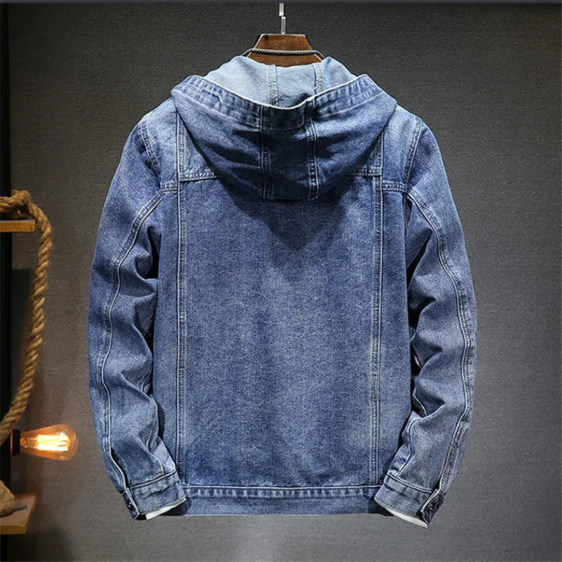 Helvano | Denim-Sweatshirt im Retro-Look für Herren