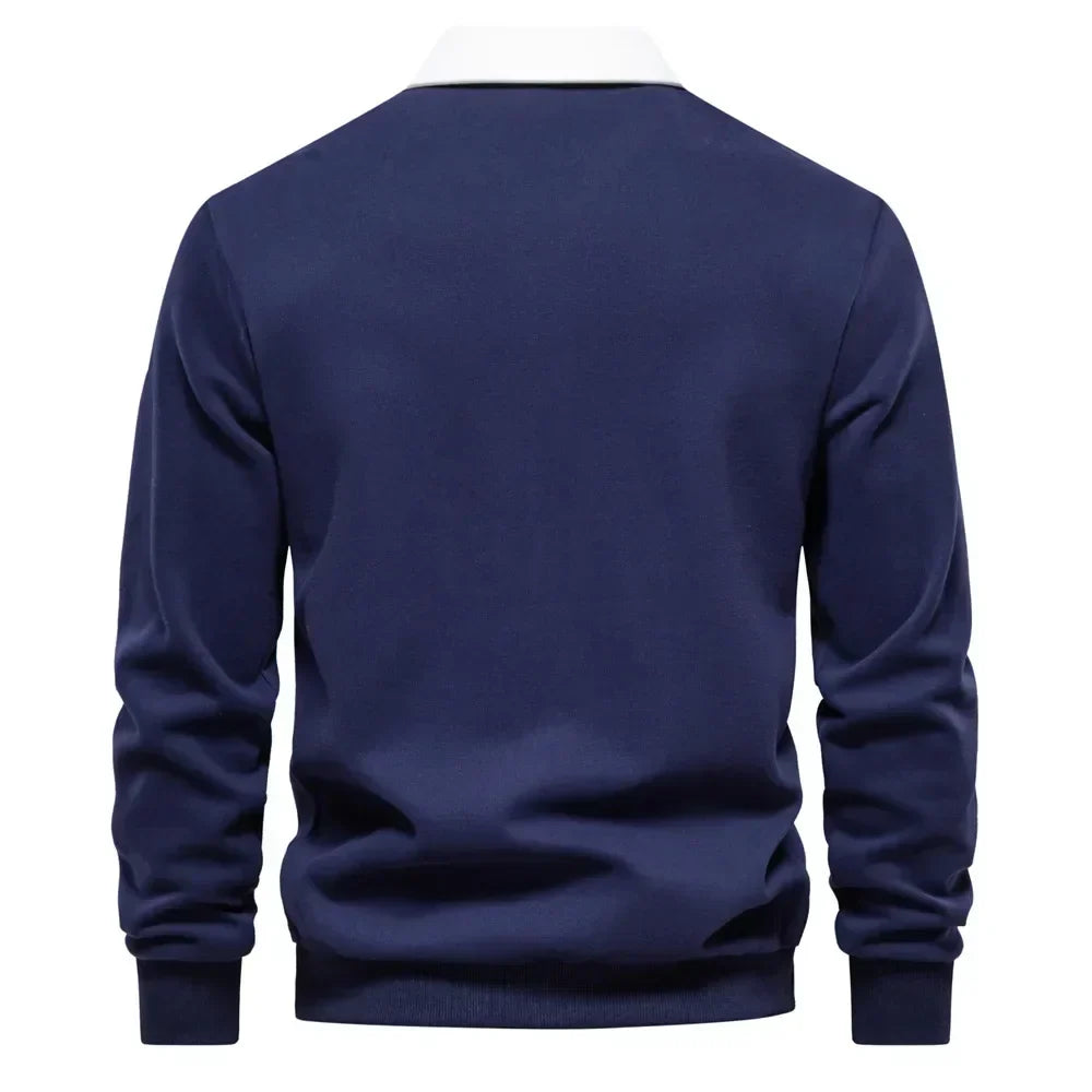 Helvano | Poloshirt für Herren mit Kontrast
