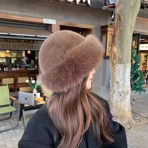 Helvano | Kunstpelz Wintermütze für Damen