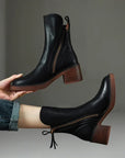 Helvano | Damen Stiefeletten mit Blockabsatz