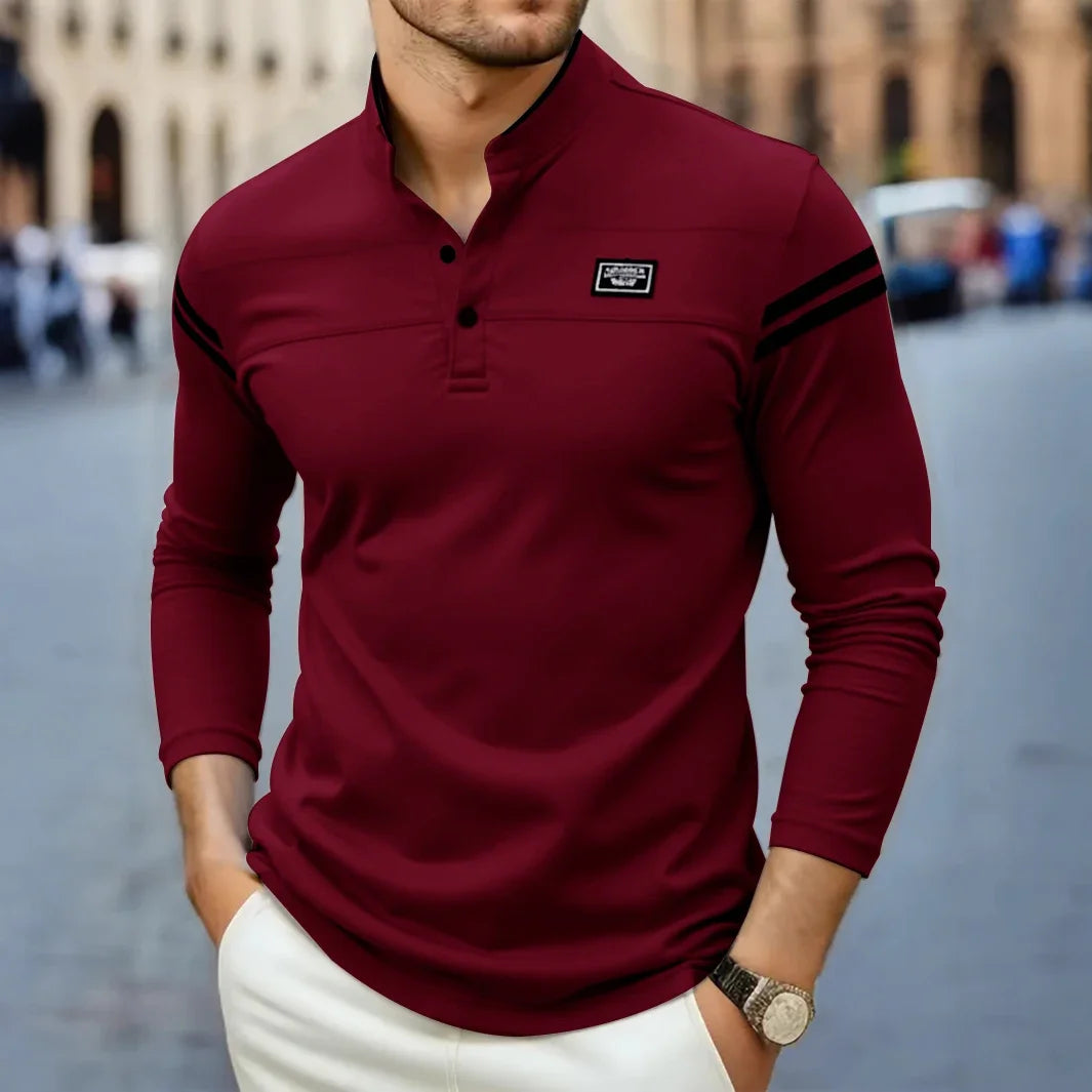 Helvano | Modernes Langarmshirt für Herren
