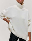 Helvano | Damen Rollkragenpullover aus Strick