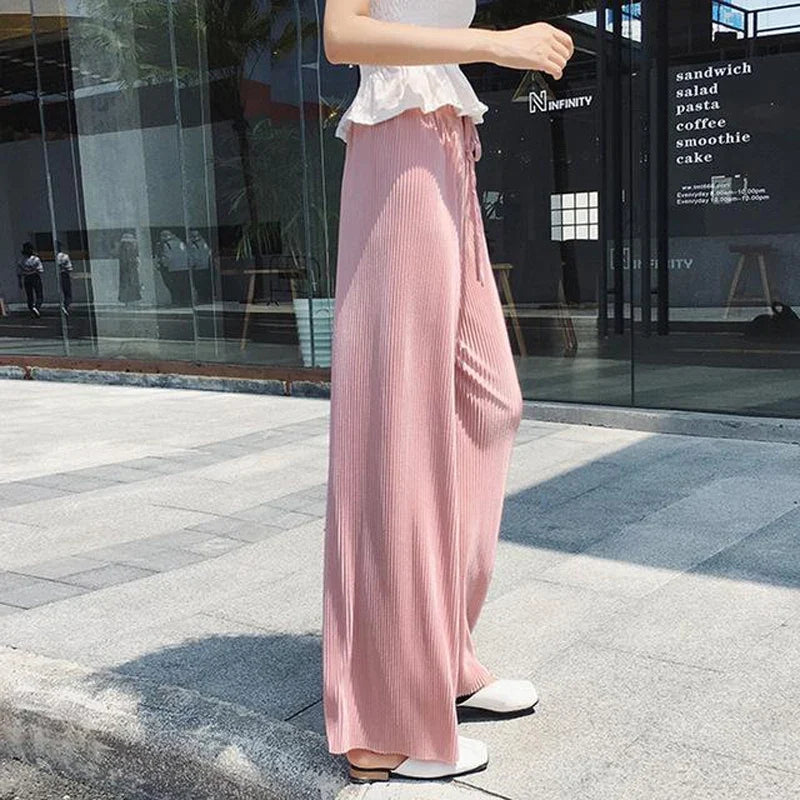 Helvano | Weite Plisseehose für Damen