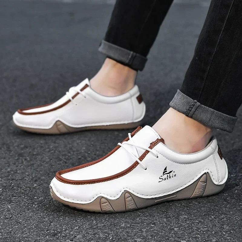 Helvano | Herren Leder-Komfortschuhe mit exakter Passform