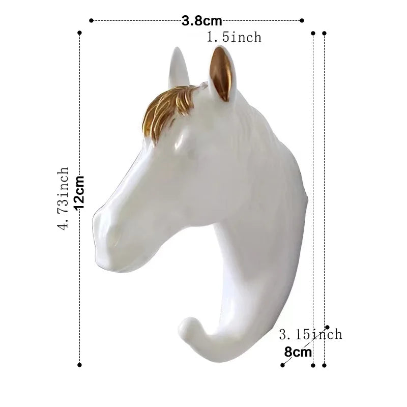 Helvano | Tier-Wandhaken aus Resin für Deko &amp; Ordnung