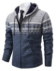 Helvano | Strickjacke mit Ethno-Muster für Herren